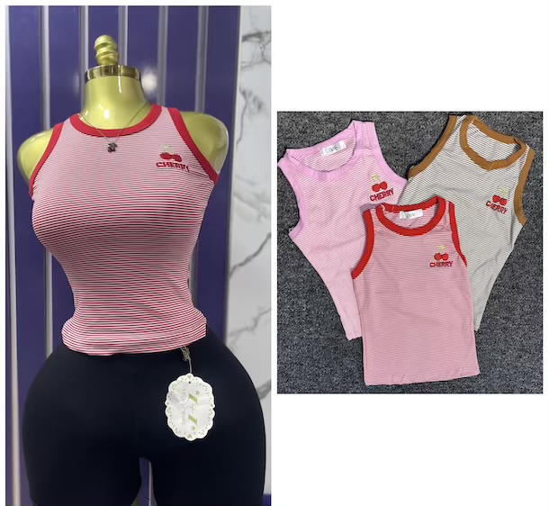 CHERRY ARMLESS BASIC TOP