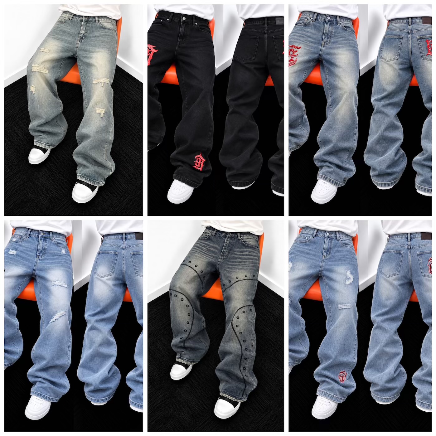Long baggy jean (one bundle)